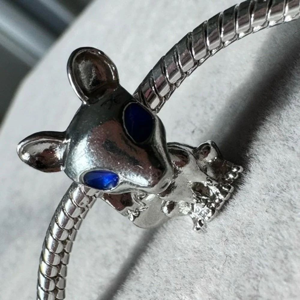 Blue Eye Fox‎ Charm fits PANDORA